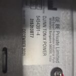 DJINN TONIX POWER PN: 5454391-4 GE CT